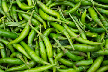 green chili peppers