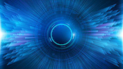 abstract fast pass through tech  tunnel speed movement design concept background