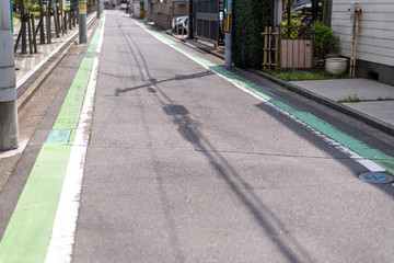 舗装された道路
