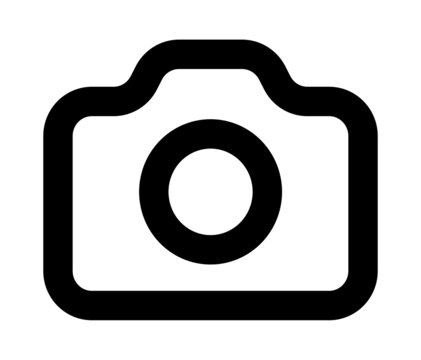 camera icon vector for web and app