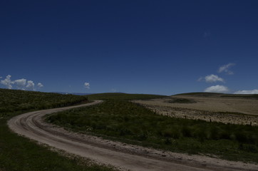 Paisaje, cuesta del portezuelo Catamarca