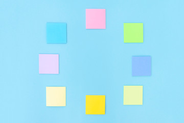 A lot of colorful stickers.