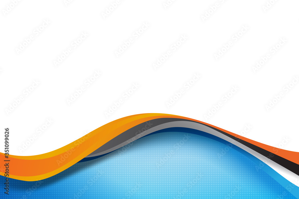 Wall mural abstract background curve and blend 006