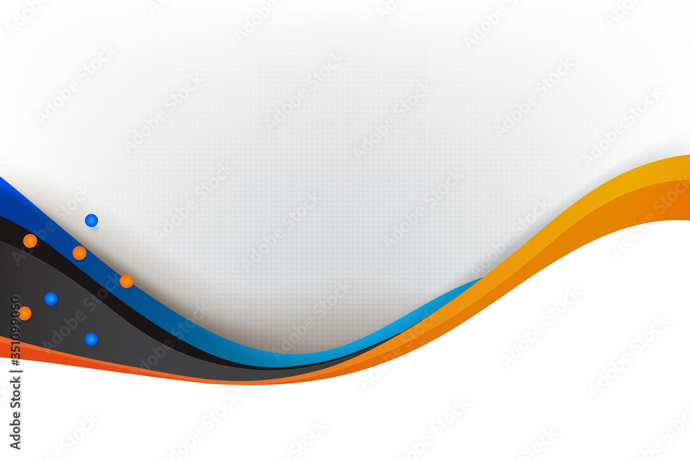 Wall mural abstract background curve and blend 008