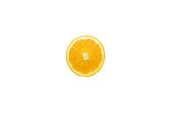 orange on white background