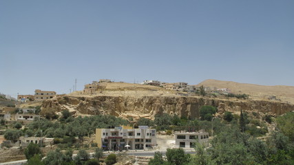 Fototapeta na wymiar 世界有数の巨大遺跡　最後の聖戦　ペトラ遺跡（ヨルダン）