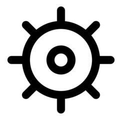 Obraz premium ship steering wheel