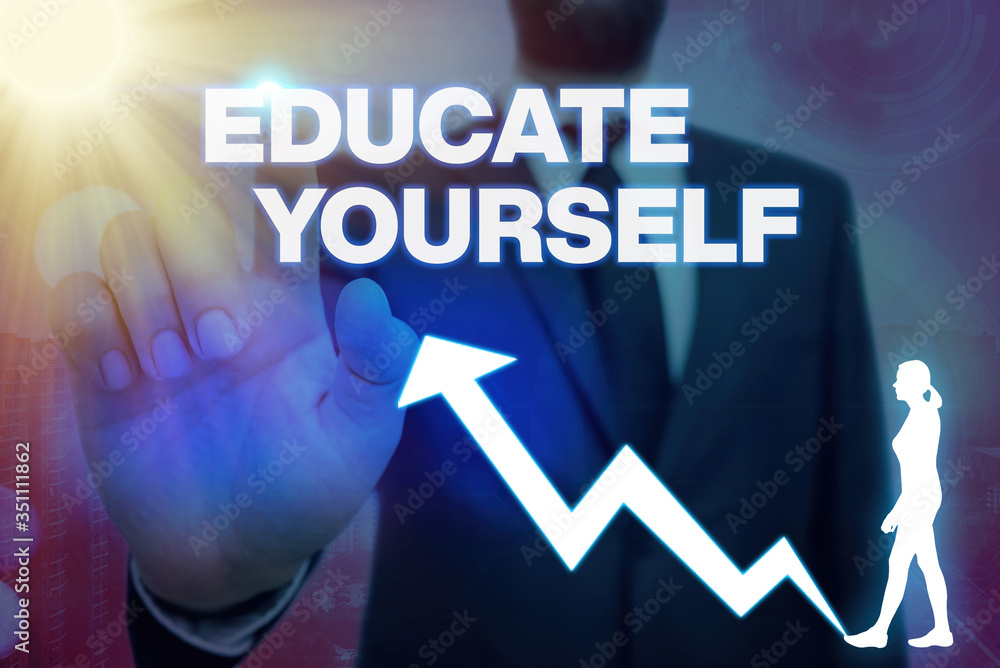 Poster handwriting text writing prepare oneself or someone in a particular area or subject. conceptual phot