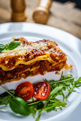 Italian pasta lasagne