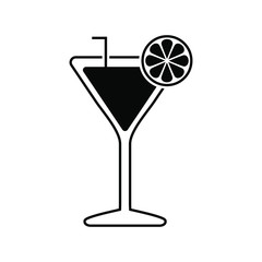 juice line art vector icon with a white background for symbols in a simple restaurant black and white icons for logos, posters, banners, business cards and others.