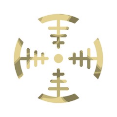 A crosshair illustration.