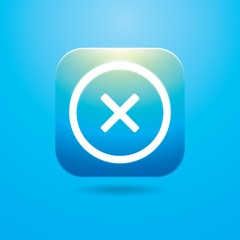 Obraz premium Close button