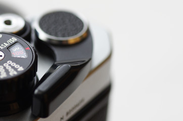 フィルムカメラの巻き上げレバー