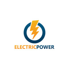 Electric Power Logo Template Design