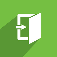 EXIT ICON , EMERGENCY ICON VECTOR