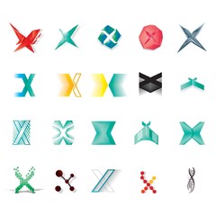 Set of abstract designs illustration.