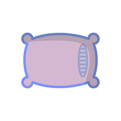 pillow icon design vector template