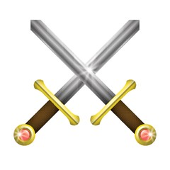 two crossed swords
