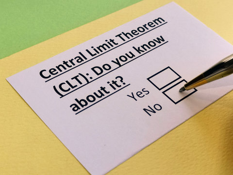 A Person Is Answering Question About Central Limit Theorem.