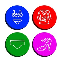 sexy simple icons set