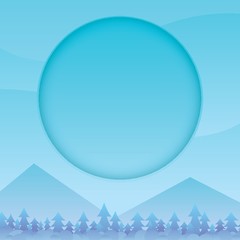 A landscape illustration.