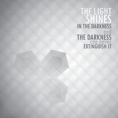 A christian cross design illustration.