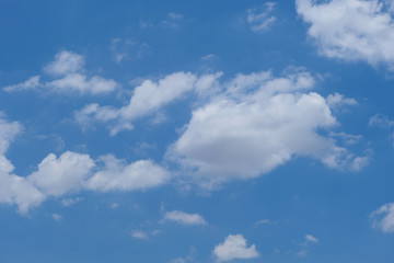 blue sky with clouds