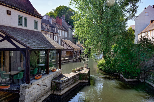 Old public wash house in chartres