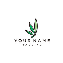 Canabis leaf vector illustration icon design. Medical Marijuana, Cannabis Medical Symbol Icon Illustration