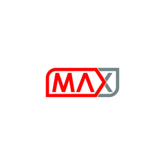 max letter original monogram logo design