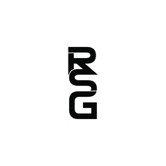 rsg letter original monogram logo design