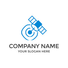 antenna and satellite elements, vector infographic icons