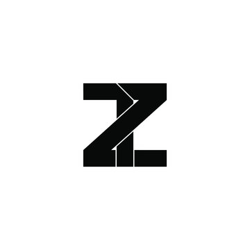 tz letter original monogram logo design