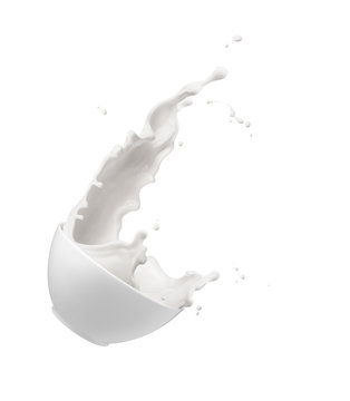 bowl of milk splash