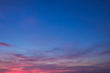 blue sky with clouds