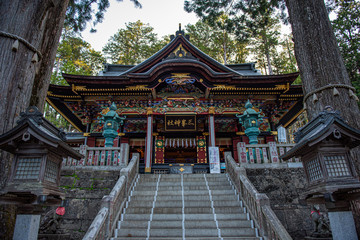 Obraz premium 三峯神社 拝殿