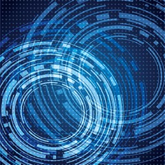 abstract computer blue background