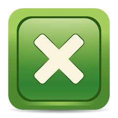 Obraz premium A cancel button illustration.