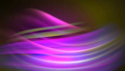 Fluid wave lines background. Trendy abstract layout template for business or technology presentation, internet poster or web brochure cover, wallpaper