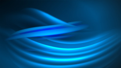 Fototapeta premium Creative fluid wave lines abstract background. Trendy abstract layout template for business or technology presentation, internet poster or web brochure cover, wallpaper