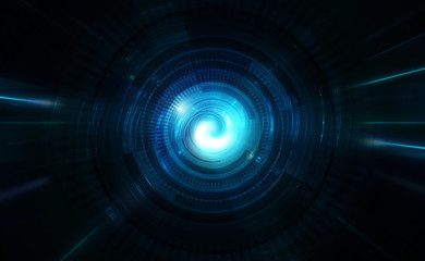 サイバーテクノロジーのデジタルバックグラウンドイメージ