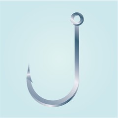 A fishing hook illustration.