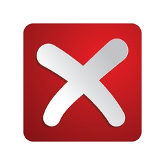 A cancel button illustration.