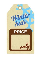 winter sale tag