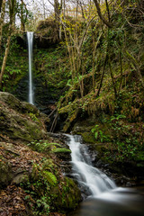 "Lamiña" waterfall with silk effect