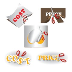 price and cost cut set