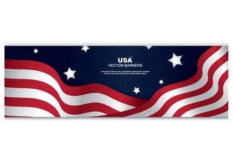american flag banner