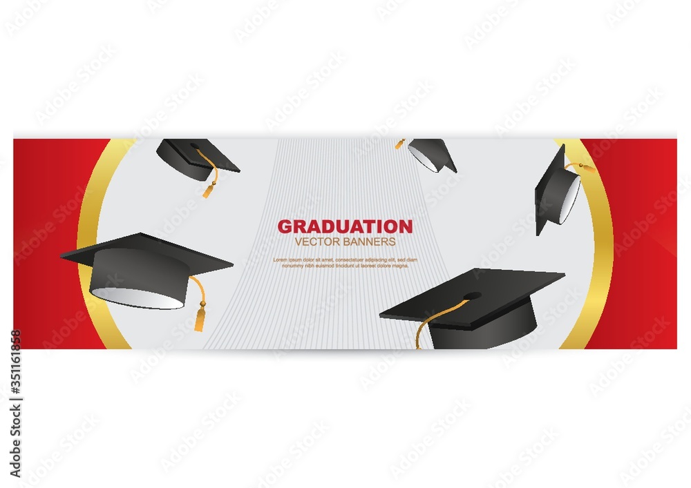 Sticker graduation banner