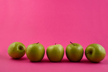 apple glasses on purple background