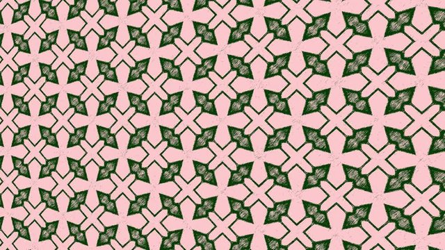 Pencil Stroke color pattern on a minimal black background, tilted horizontally initially to the left then moves to the right, composed of geometric shapes, in 4k 16: 9 video format.